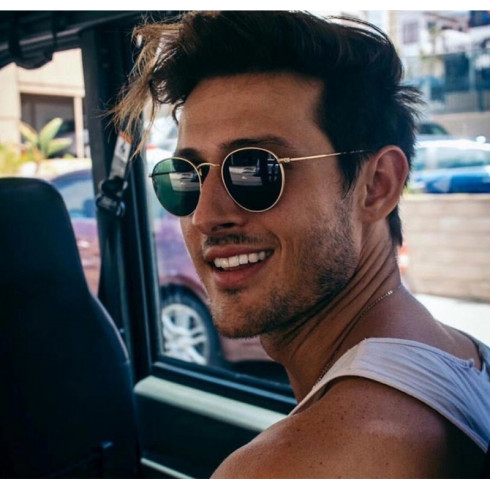 Slnečné okuliare Circle - šedé