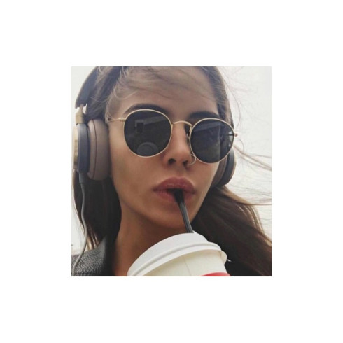 Slnečné okuliare Circle - šedé