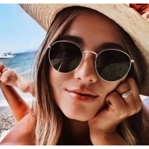 Sluneční brýle Circle - zelené