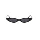 Slnečné okuliare Elegant Cat - čierne