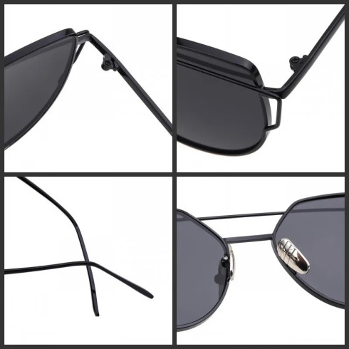 Slnečné okuliare Glam Rock - modré