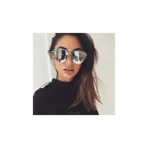 Slnečné okuliare Glam Rock - strieborné