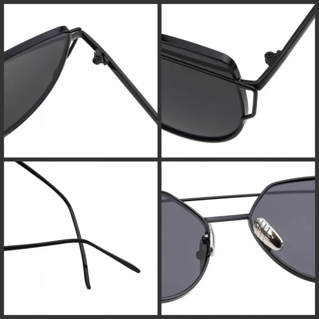 Slnečné okuliare Glam Rock - zlaté