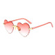 Slnečné okuliare Hearth s kryštálikmi - ružové
