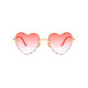 Slnečné okuliare Hearth s kryštálikmi - ružové