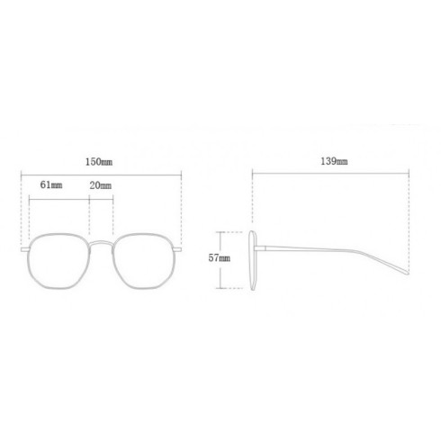 Slnečné okuliare okrúhle - hnedé