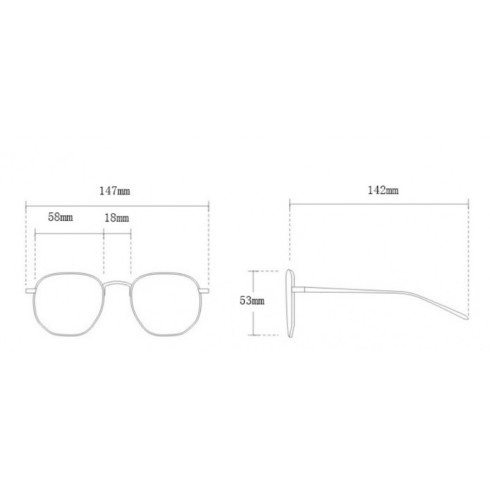 Slnečné okuliare Ombré s kryštálikmi - svetlé