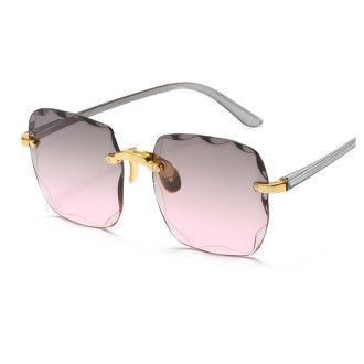 Slnečné okuliare Ombré s kryštálikmi - svetlé