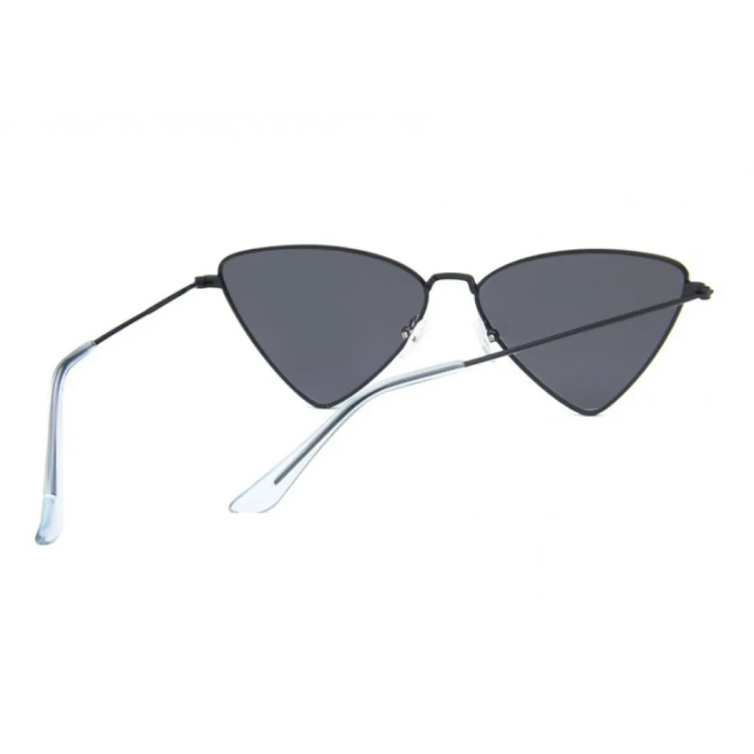 Slnečné okuliare trojuholníkové - čierne