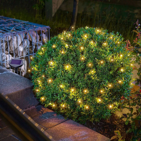 Solární světelný řetěz 12m