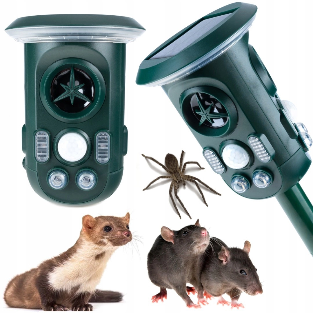 Solární odpuzovač zvířat 360 LED UFO