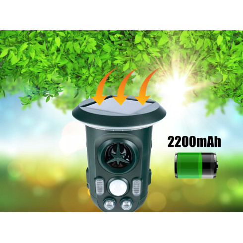 Solárny odpudzovač zvierat 360 LED UFO