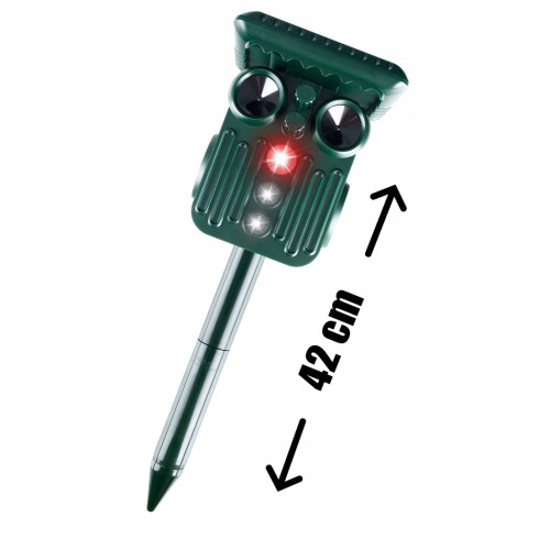 Solární odpuzovač zvířat - 5 režimů