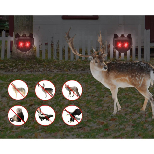 Solárny odpudzovač zvierat  - pre škodce, vtáky, divú zver a mačky