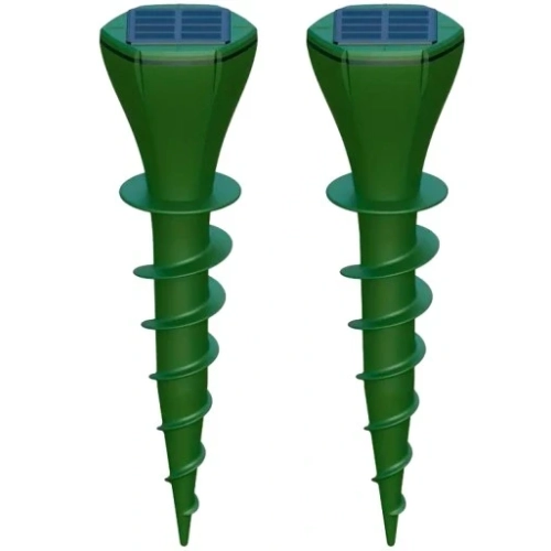 Solárny šroubovací odpudzovač krtkov - 2 ks