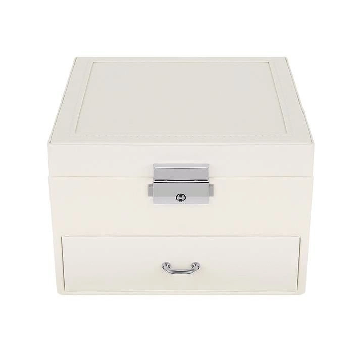 Šperkovnice - kufřík na bižuterii, bílá