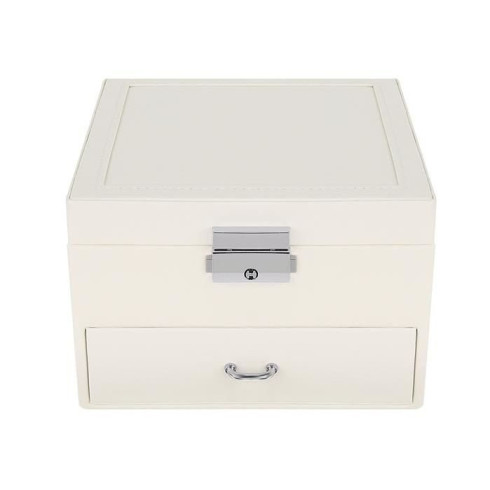 Šperkovnice - kufřík na bižuterii, bílá