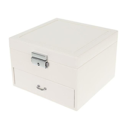 Šperkovnice - kufřík na bižuterii, bílá