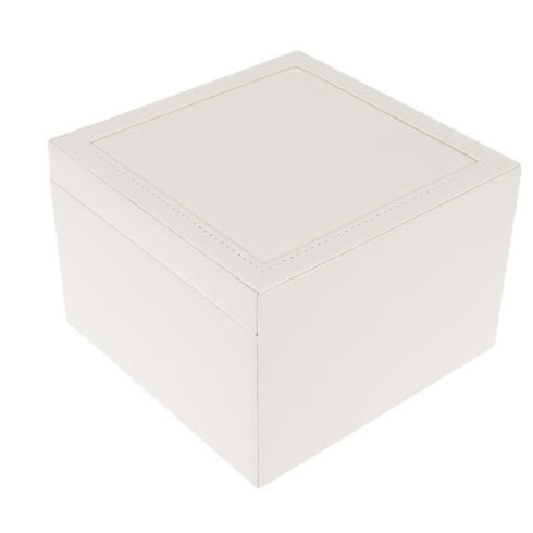 Šperkovnice - kufřík na bižuterii, bílá