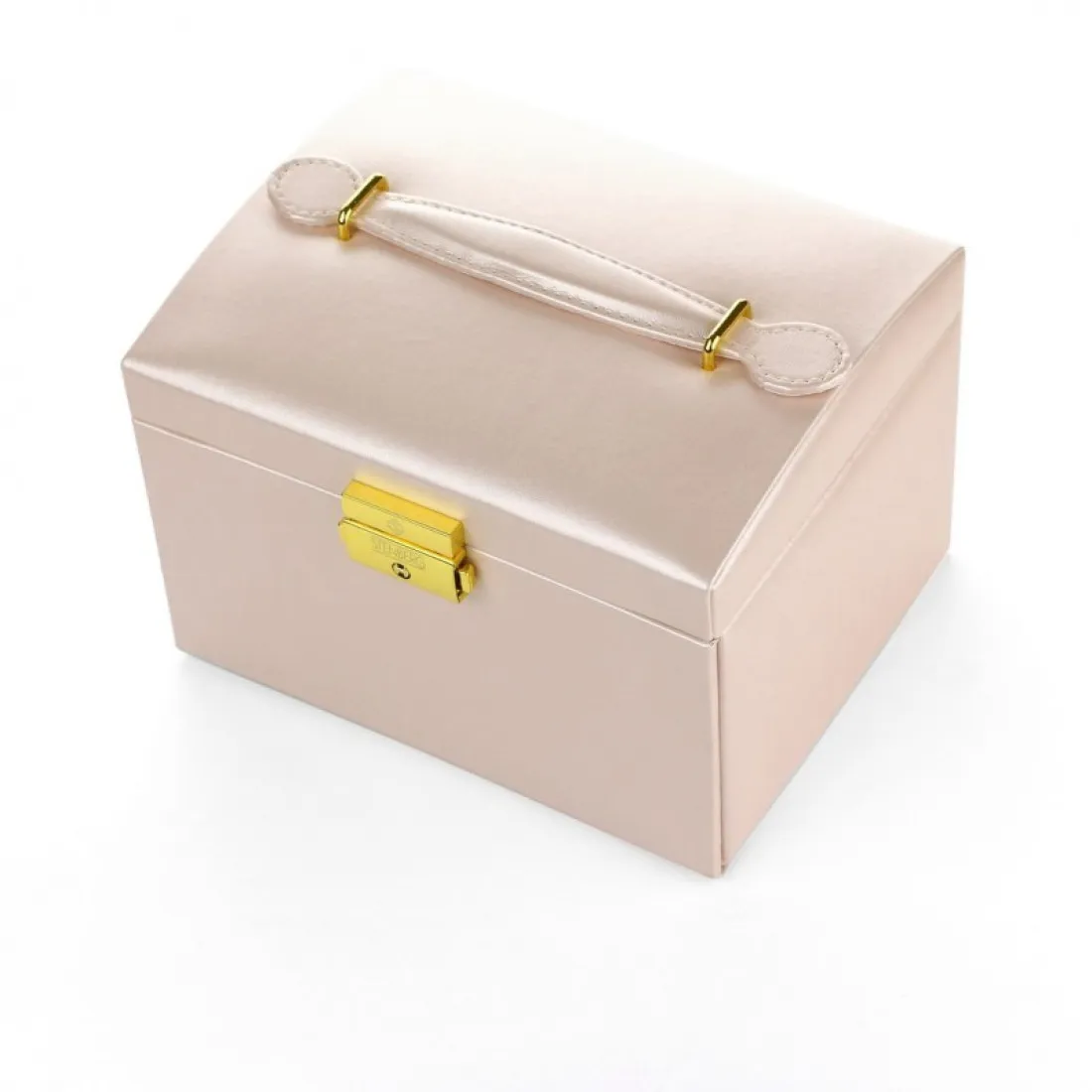 Šperkovnice - kufřík na bižuterii, elegantní růžová