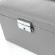 Šperkovnica - kufrík na bižutériu, elegantná šedá