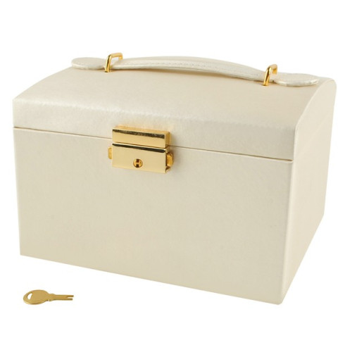 Šperkovnica / kufrík na bižutériu - pastelovo ružová