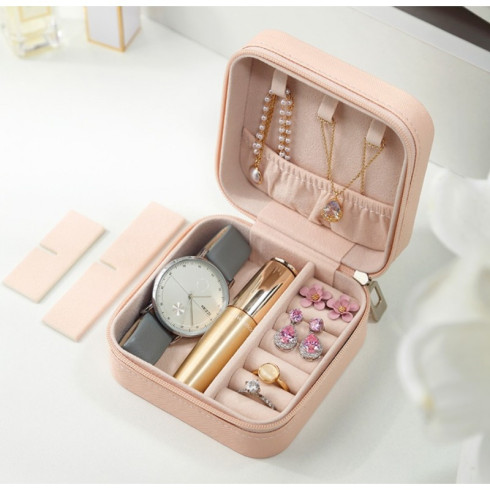 Šperkovnica - organizér na šperky, ružová