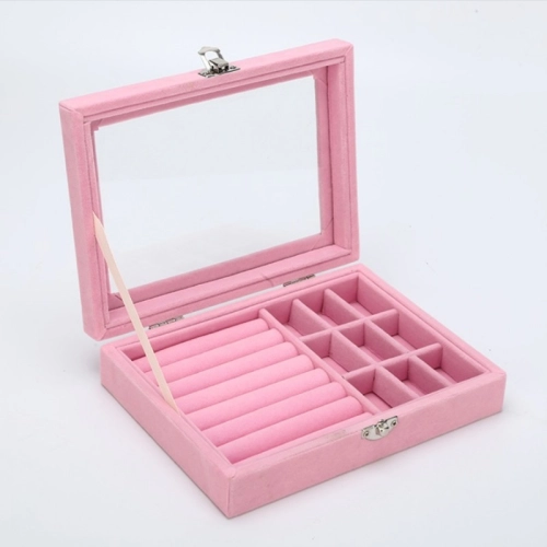 Šperkovnica - úložny box na bižutériu, ružová