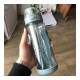 Športová fľaša na vodu 600 ml - modrá