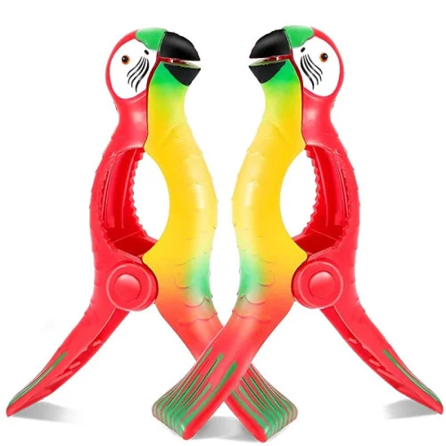 Skřipce na plážové osušky, 2 ks - Papoušek