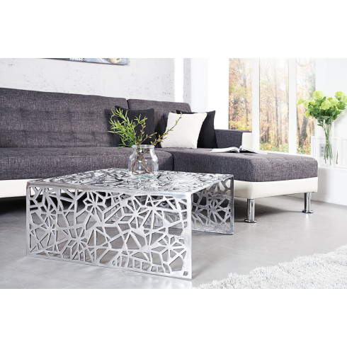 Stylový konferenční stolek Silver - 60 cm