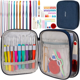 Súprava na háčkovanie, 85 ks