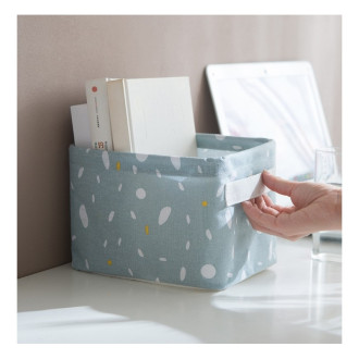 Textilný úložný organizér - modrý