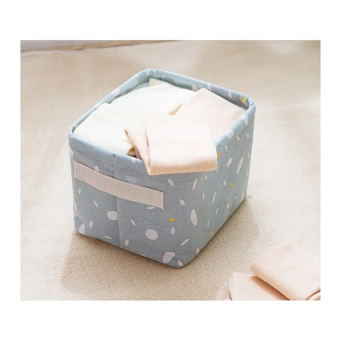 Textilní úložný organizér - modrý