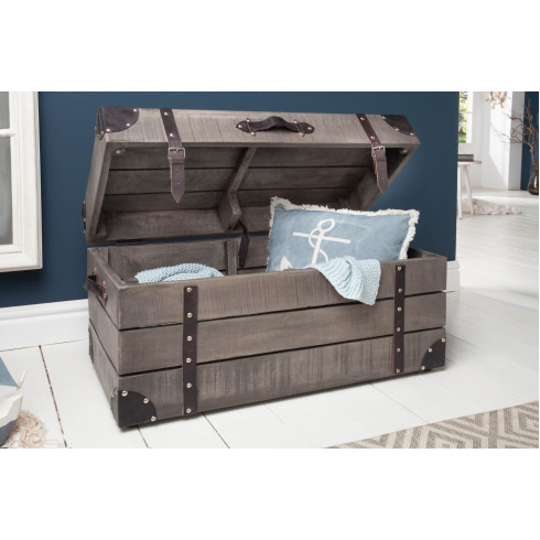 Truhlica Factory Loft 82 cm - mango sivé