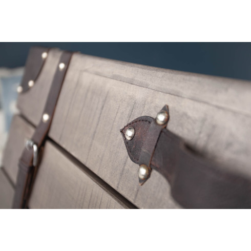 Truhlica Factory Loft 82 cm - mango sivé