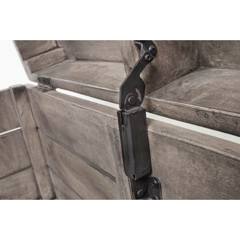 Truhlica Factory Loft 82 cm - mango sivé