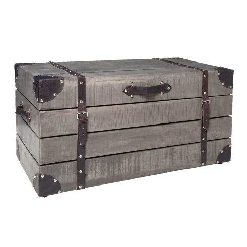 Truhlica Factory Loft 82 cm - mango sivé