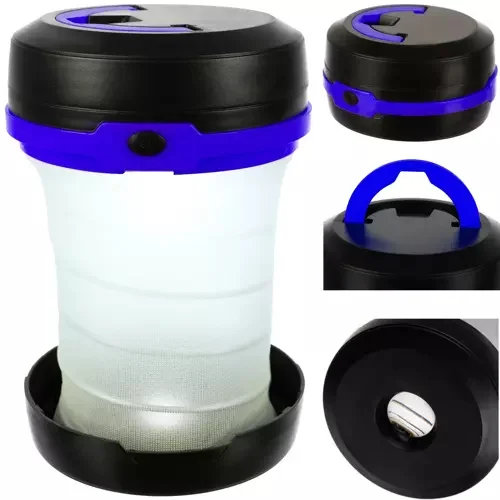 Turistická lampa - skladacia 2v1