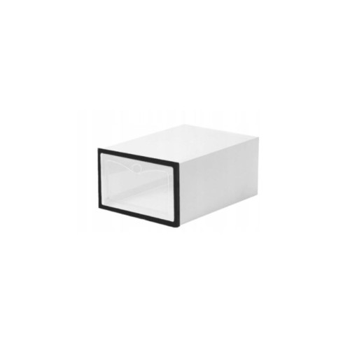 Úložný box na topánky -  biely, 5 ks