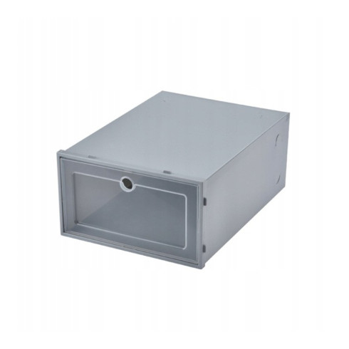 Úložný box na topánky -  šedý, 5 ks