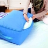 Úložný box - vak na oblečenie a deky - modrý