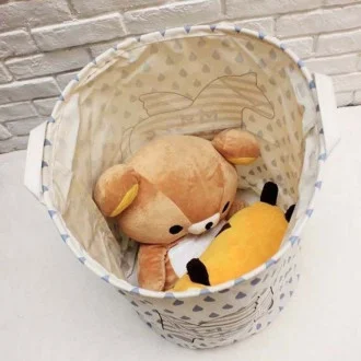 Úložný koš na hračky / prádlo 45 cm - sova