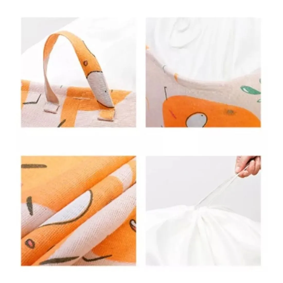 Úložný organizér na bielizeň / hračky - oranžový