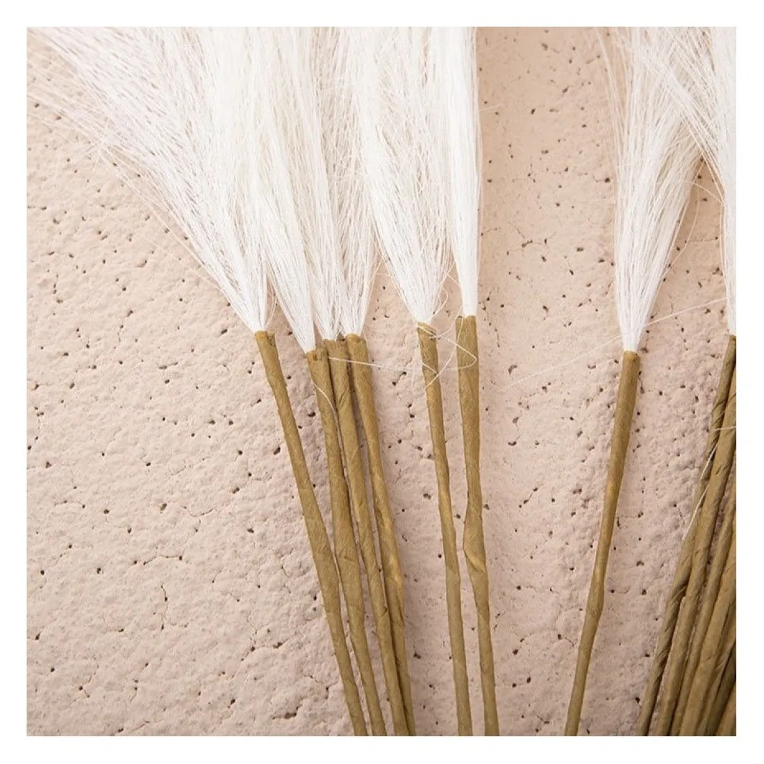Umelá pampová tráva 56,5 cm - krémová, 1 ks