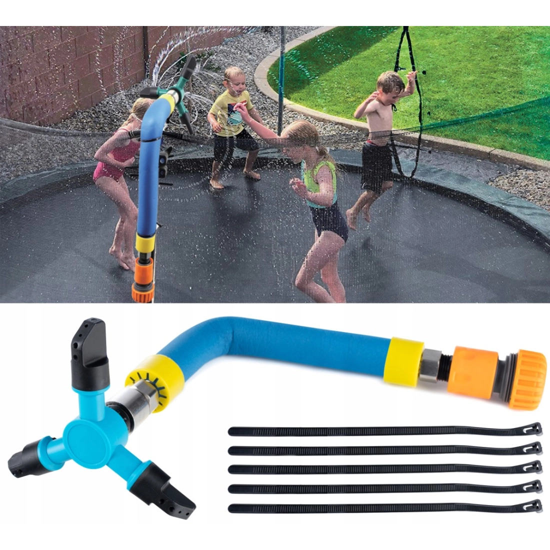 Zavlažovač na trampolínu, terasu, plot