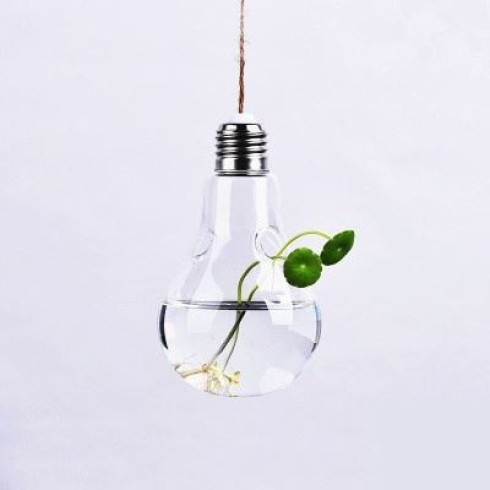 Závesná dekoračná žiarovka na kvety - 1ks