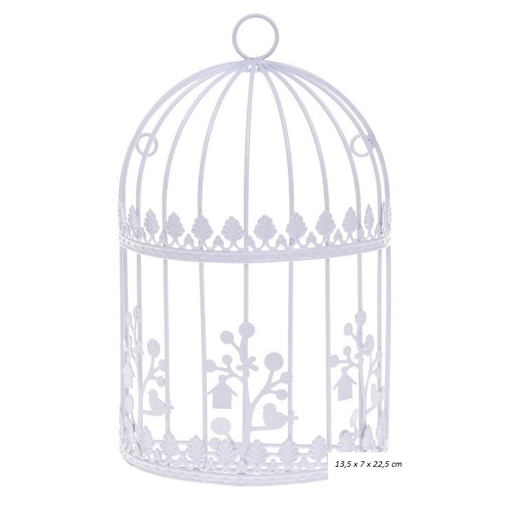 Závesná kovová klietka polovičná - 22,5 cm