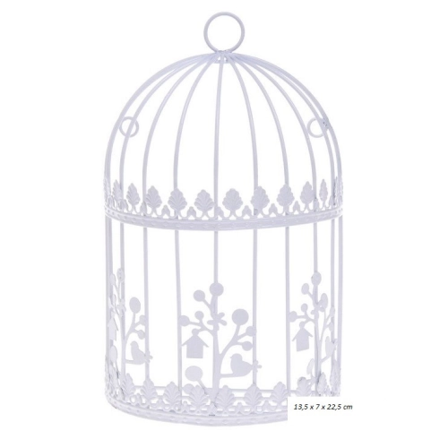 Závesná kovová klietka polovičná - 22,5 cm