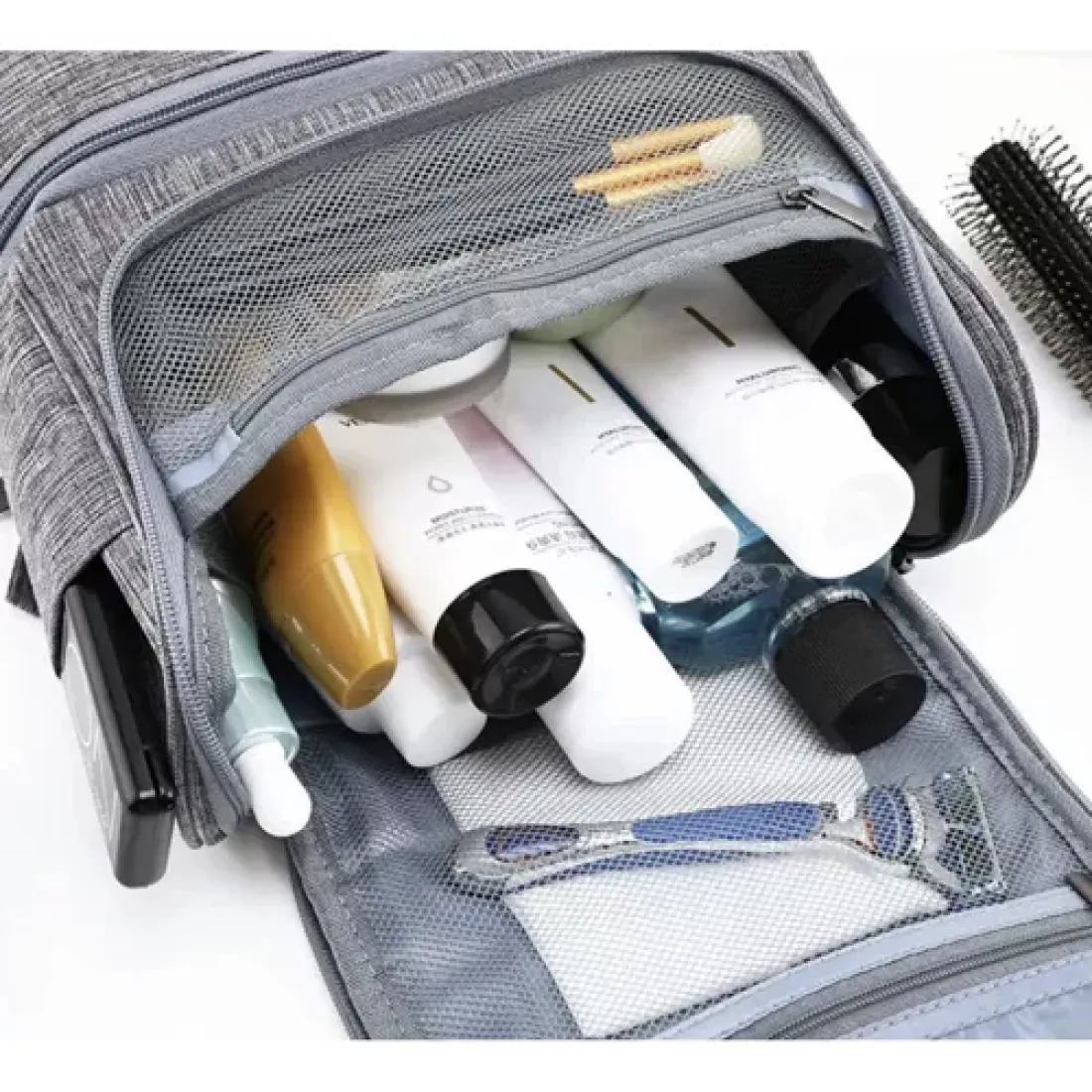 Závěsný cestovní organizér na kosmetiku